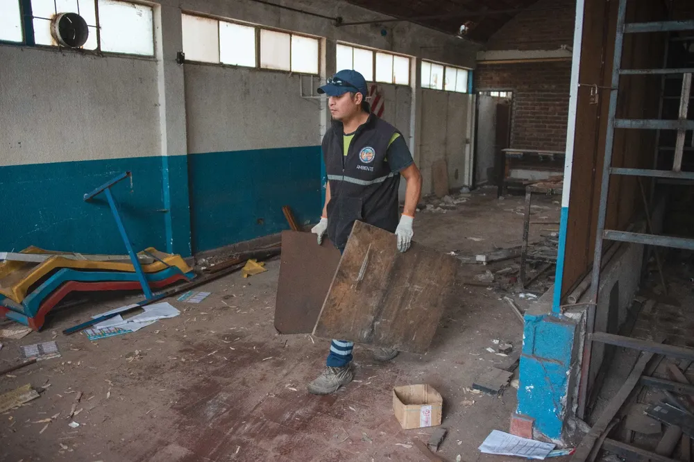 La Municipalidad de Rawson comenzó con los trabajos de limpieza en el predio del ex zoológico