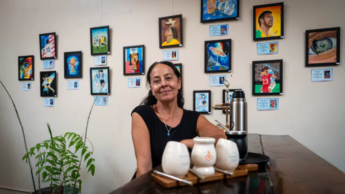 En una ciudad donde reinan el fútbol americano y el barbecue, el mate encontró su lugar gracias a una emprendedora con raíces argentinas. (Foto Lele Heredia TN).-2