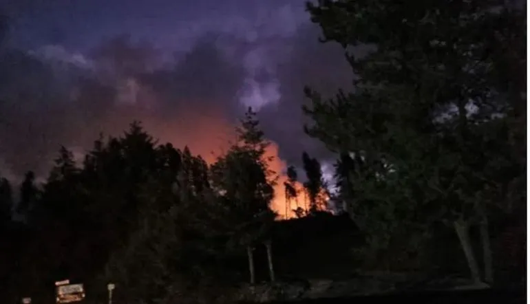 Incendio en el Vertedero de Lago Puelo: Bomberos y Brigadistas Controlan las Llamas
