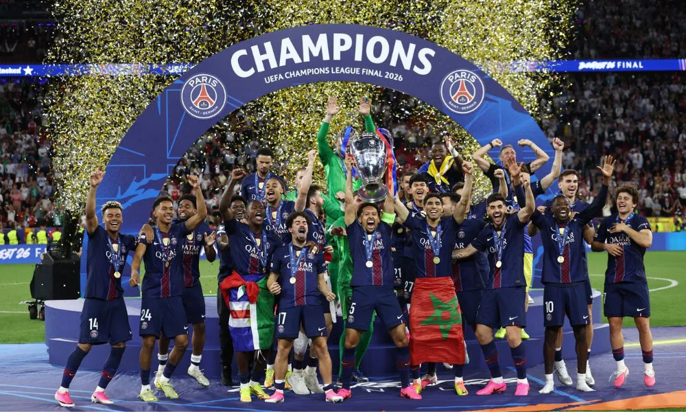PSG campeón de la Champions League. Foto @PSG_espanol
