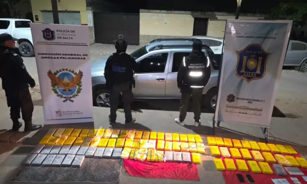 Secuestro de Cocaína en Salta
