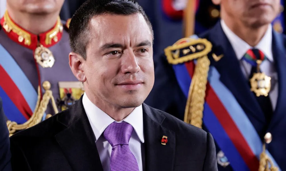 Daniel Noboa. Foto: Karen Toro, Reuters / France 24