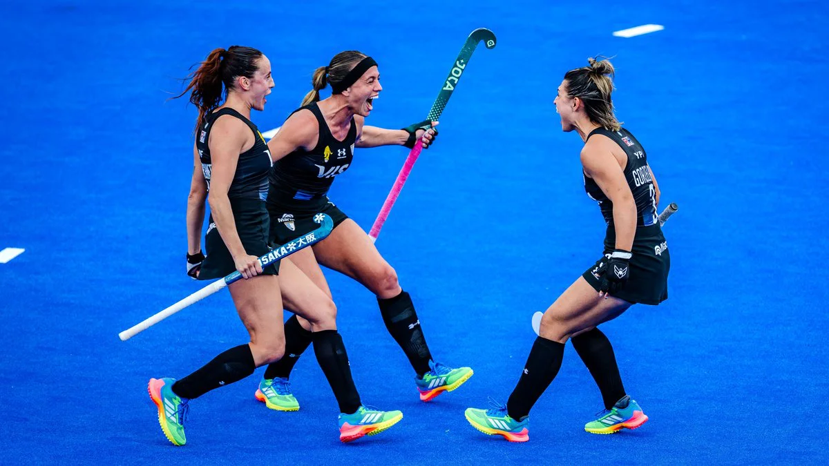 Las Leonas. Foto X @FIH_Hockey / @ArgFieldHockey