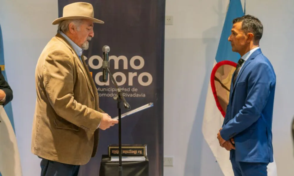 Asunción de Miguel Gomez en Comodoro Rivadavia.