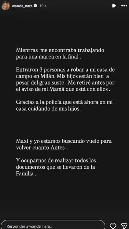 Mensaje Wanda