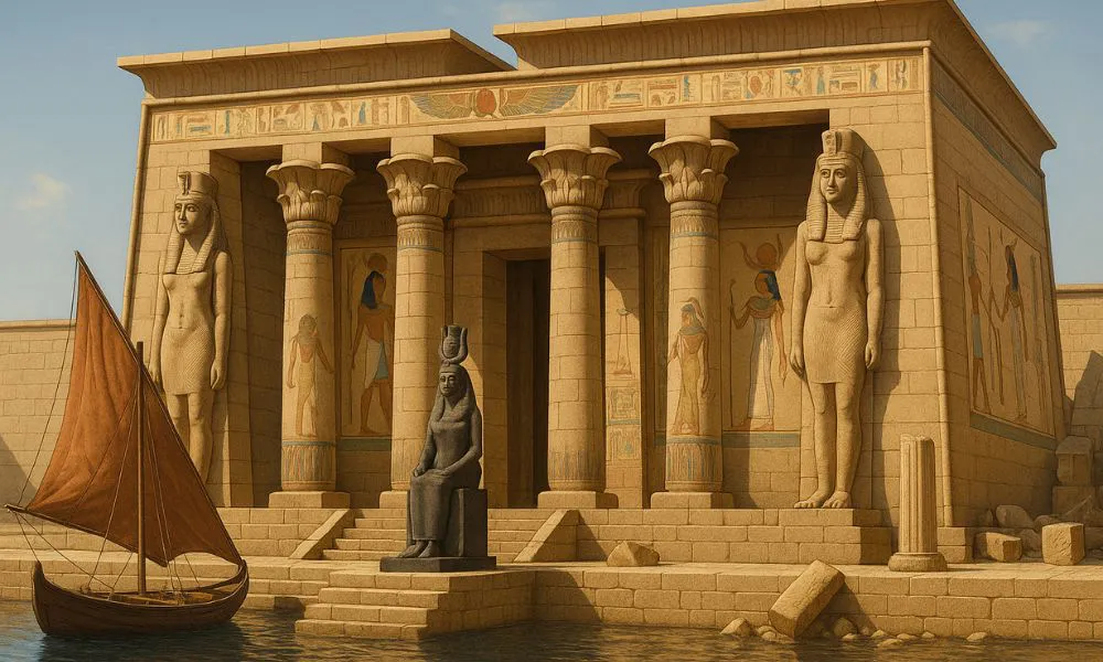 Templo de Cleopatra. Imagen ilustrativa generada con IA por #LA17