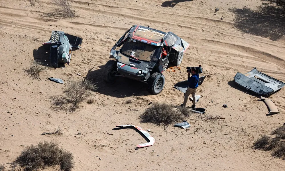 SEBASTIÉN LOEB ACCIDENTE