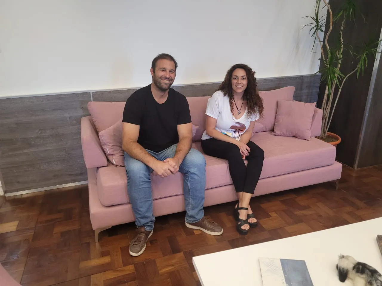 Claudia Loyola y Diego Lapenna