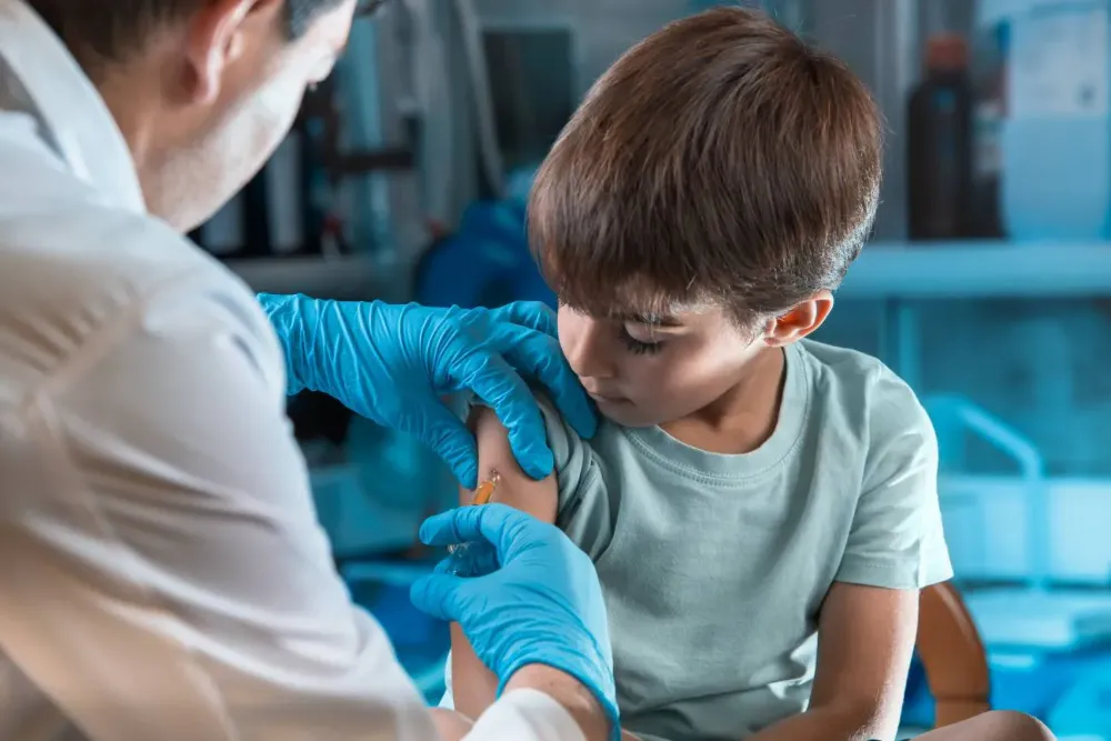 Vacunación niños