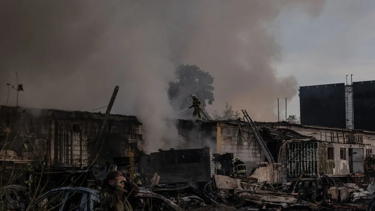 Ataque ruso en Kiev. Foto EUROPA PRESS/Telemadrid