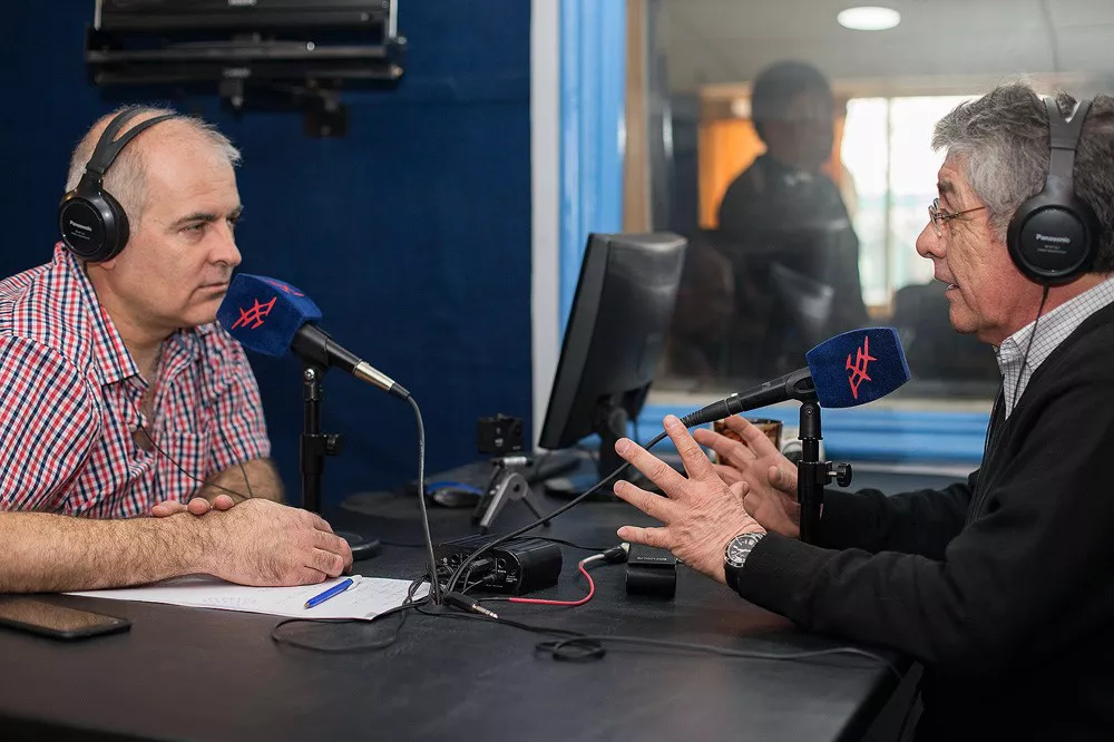 Diego Castro junto a Julio Balda