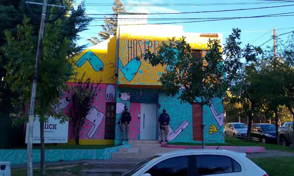 Hostel donde se hospedaban las mujeres