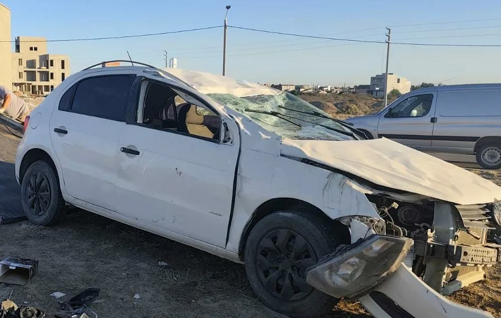vw gol vuelco