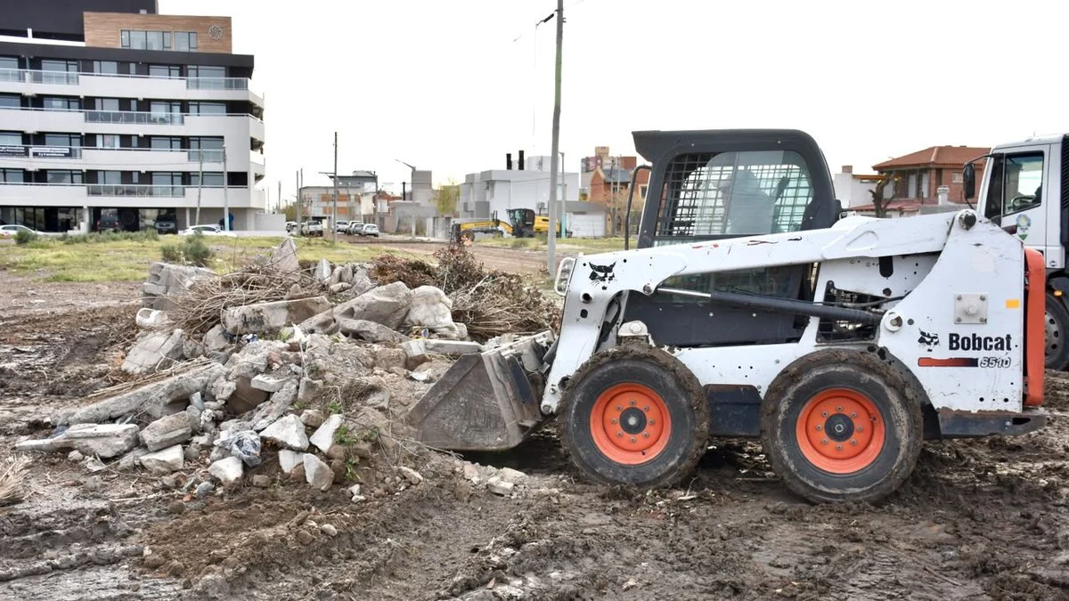 Limpieza y mantenimiento en el barrio San David de Trelew