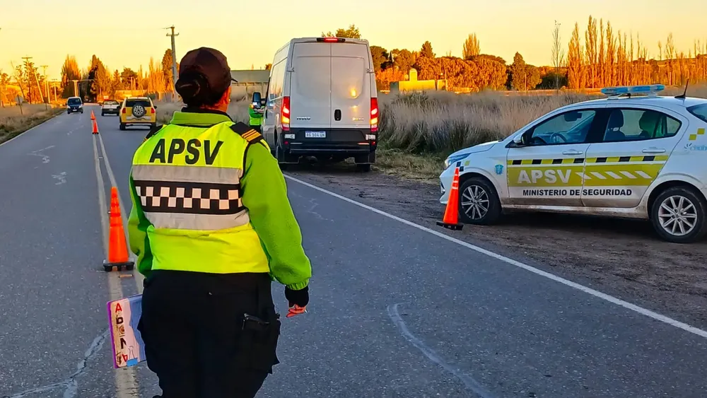 Controles de tránsito en la rutas chubutenses