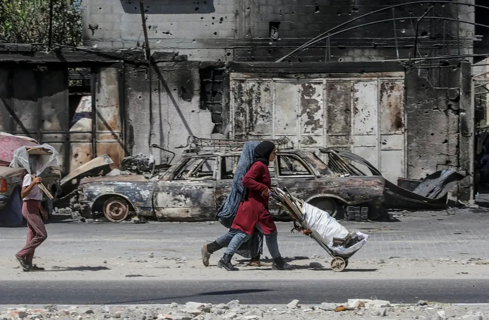 Guerra en Gaza (Foto: EFE-EPA/MOHAMMED SABER/FILE)