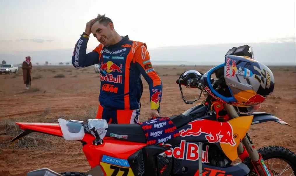 Luciano Benavides vivió una etapa cargada de tensión en el Rally Dakar