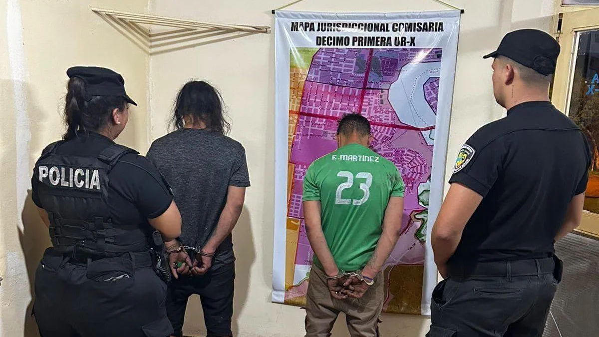 Detenidos por robo de cables y amenazas