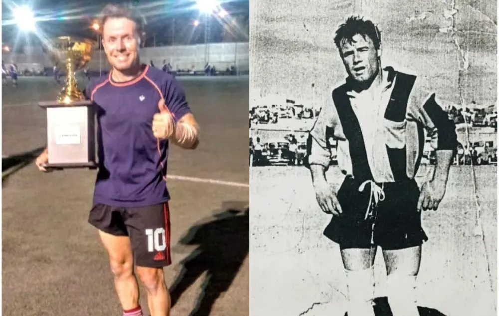 Mario Fernandez y su padre Aldo Truchin Fernández