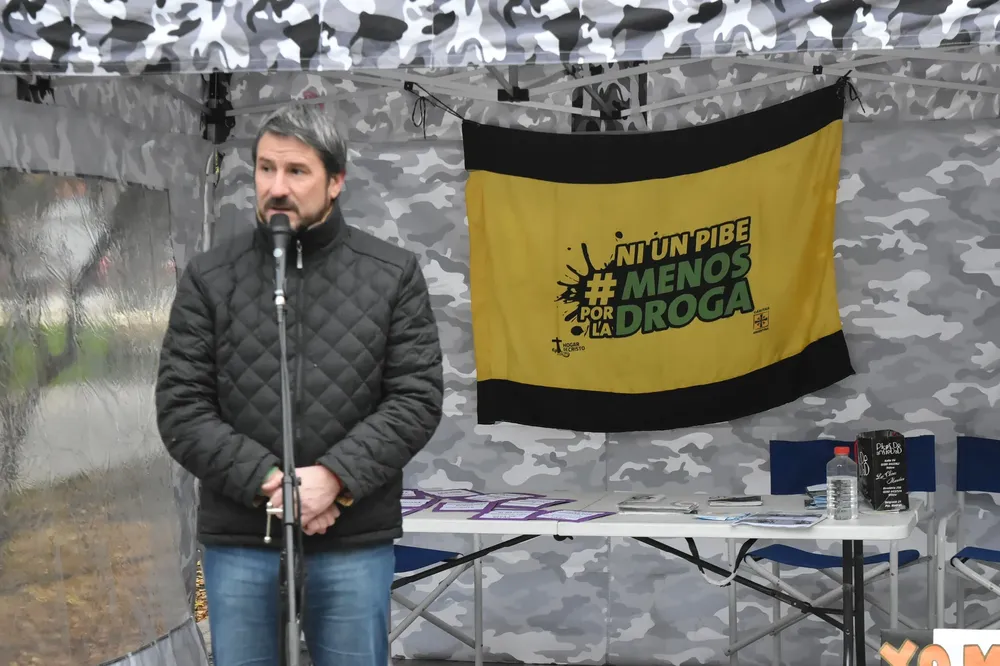 Merino encabezó la presentación de la Correcaminata