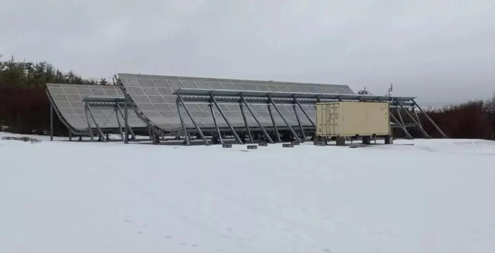 Radar británico en Ushuaia