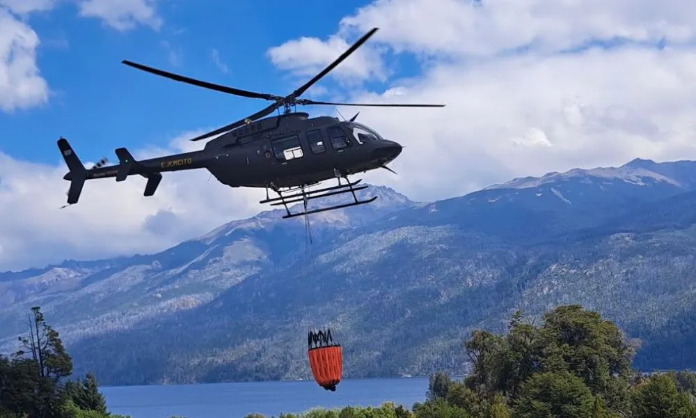Ejercito Argentino en los incendios del Parque Los Alerces 2