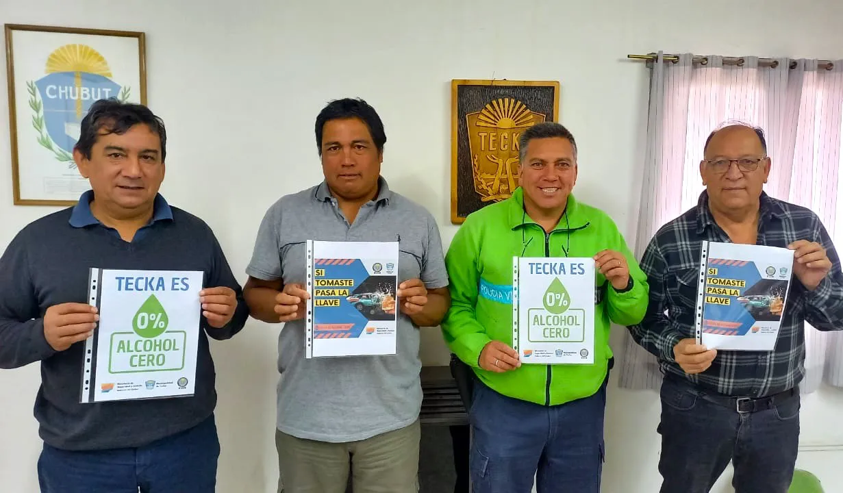 Tecka se suma a las localidades que adhirieron a la Ley Alcohol Cero al volante