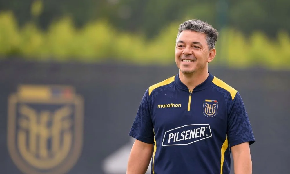 Marcelo Gallardo. Foto Selección de Ecuador.
