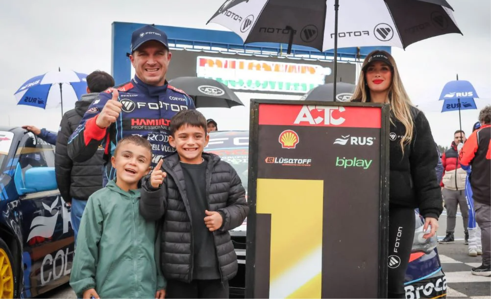 El entrerriano marcó el mejor tiempo en TC Pick Up y confirmó el gran momento.