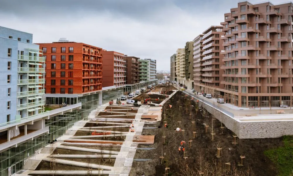 Villa Olímpica de París 2024 (Foto: Drone Press/Sennse - Drone Press/RFI)