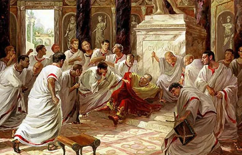 asesinan julio cesar