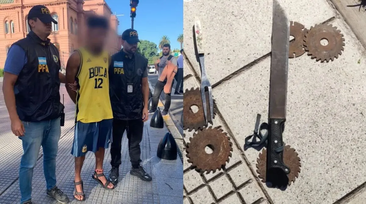Hombre detenido por la Policía federal