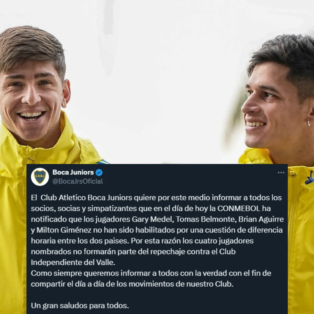 El comunicado oficial de Boca