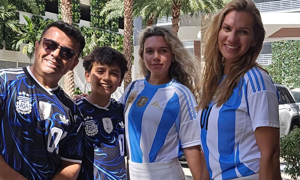 José Sauco y familia