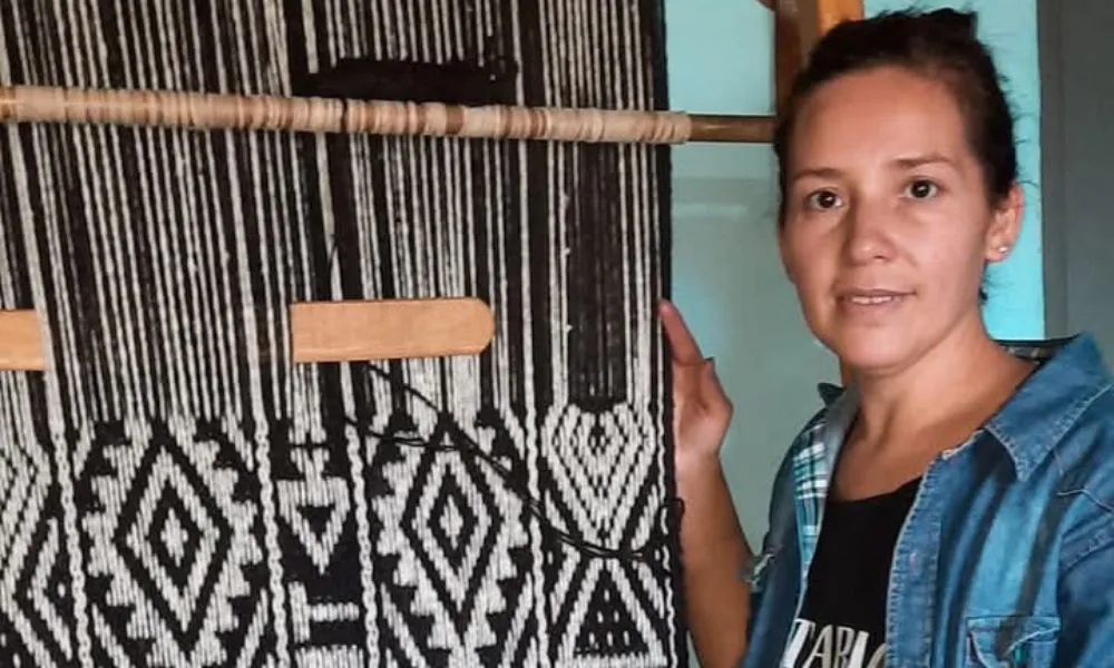 Dora Esther González, referente del taller Rayén Antú