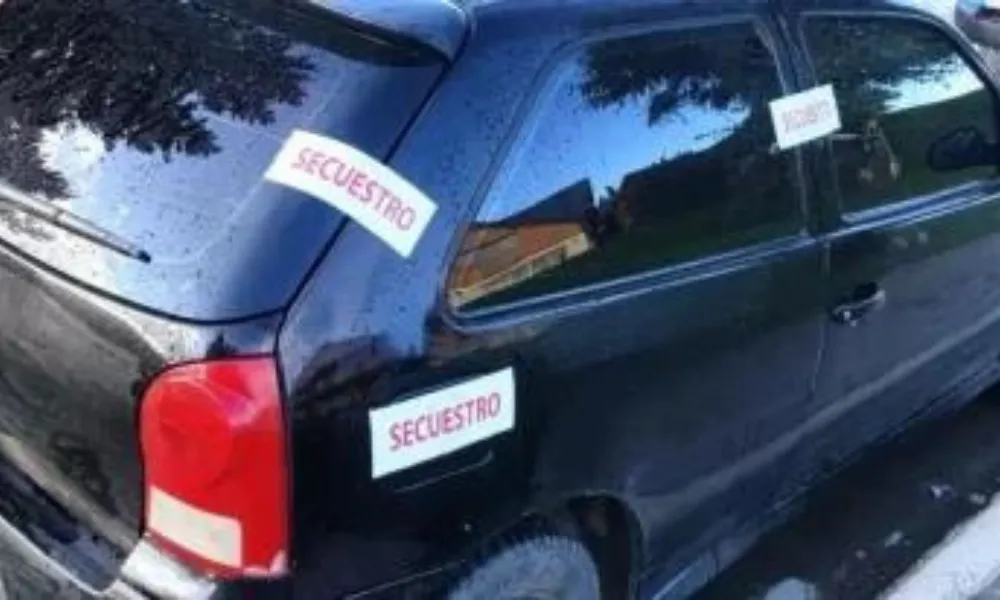 Auto secuestrado en Arroyo Verde