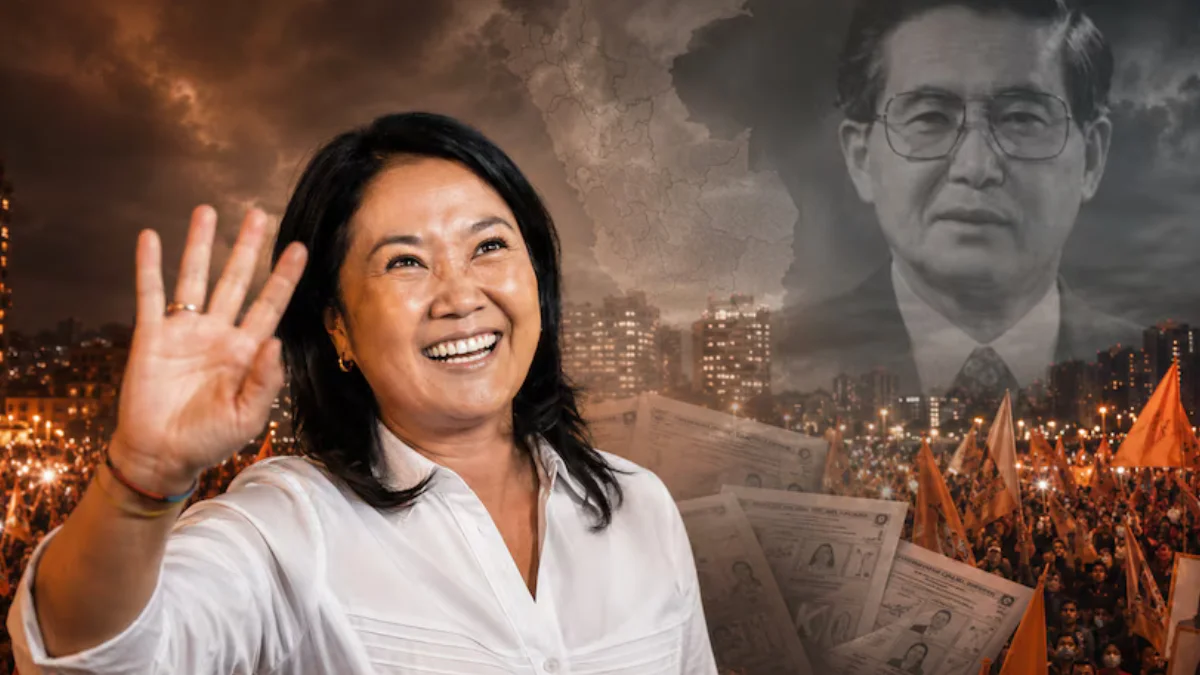La reivindicación del legado de Alberto Fujimori fue uno de los ejes centrales de la campaña de Fuerza Popular en la primera vuelta. (ImagenInfobae)-2