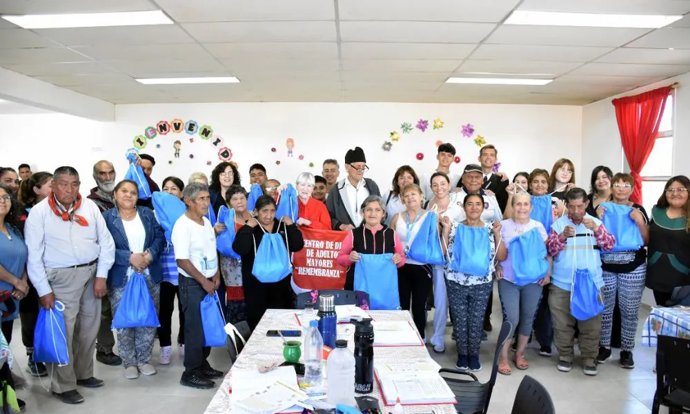 Jornada solidaria en Centros de Día de Trelew