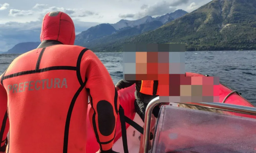 Rescate de Prefectura en el Nahuel Huapi