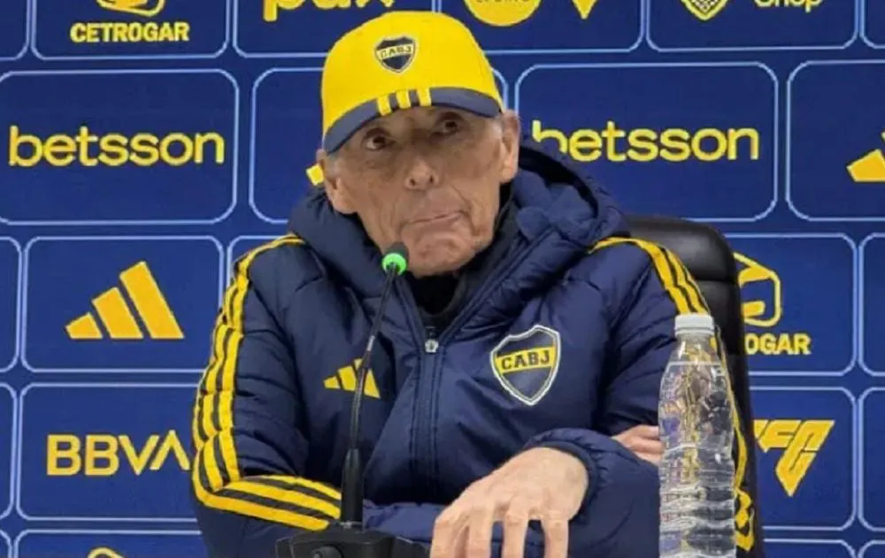 El técnico de Boca habló por primera vez sobre la polémica.
