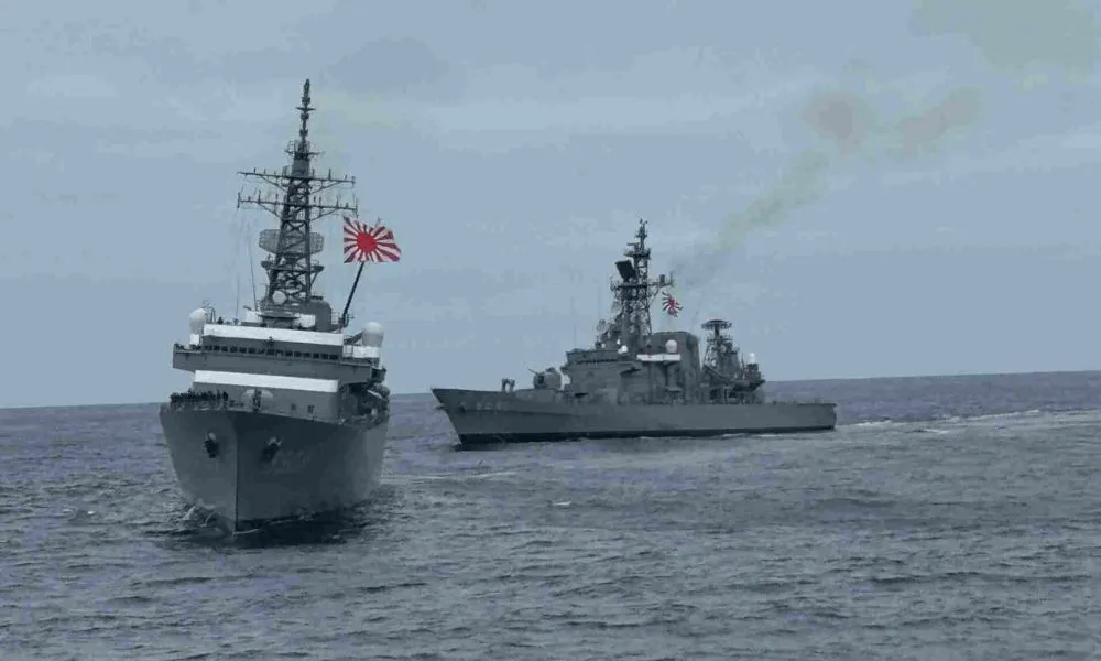 Maniobras navales con Japón refuerzan la cooperación de la Armada Argentina