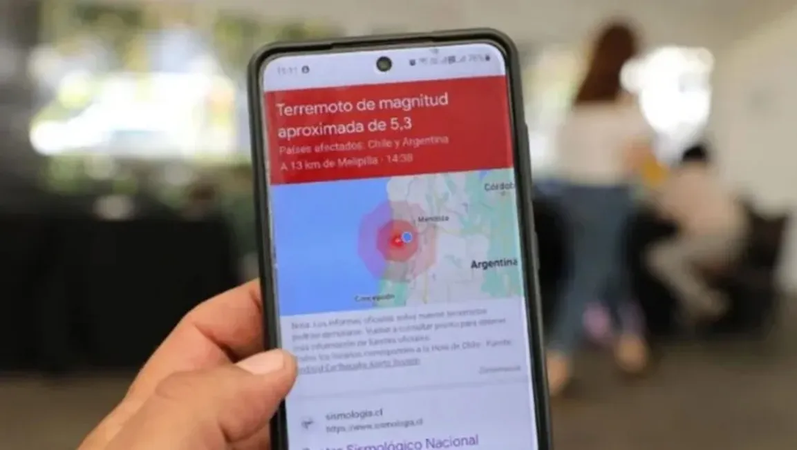 SIsmo en Chile y Mendoza