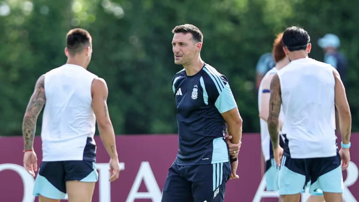 Entrenamiento selección argentina