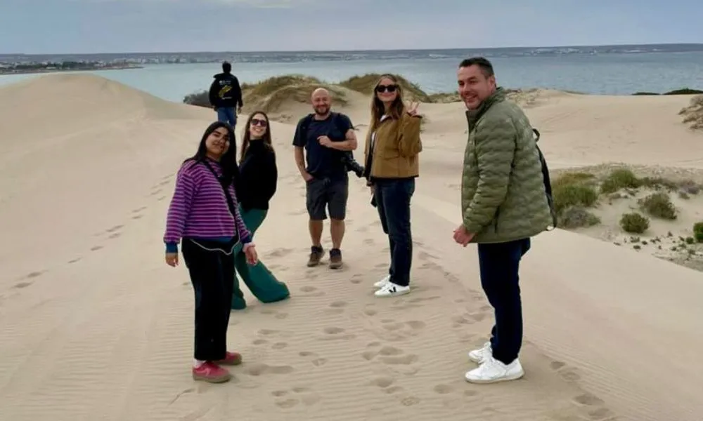 Periodistas y influencers visitaron Madryn en un nuevo Fam Press internacional