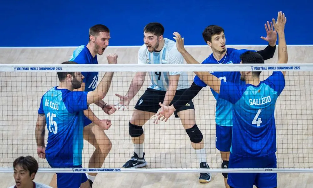 Selección Argentina Voley (Foto: @Voley_FeVA)