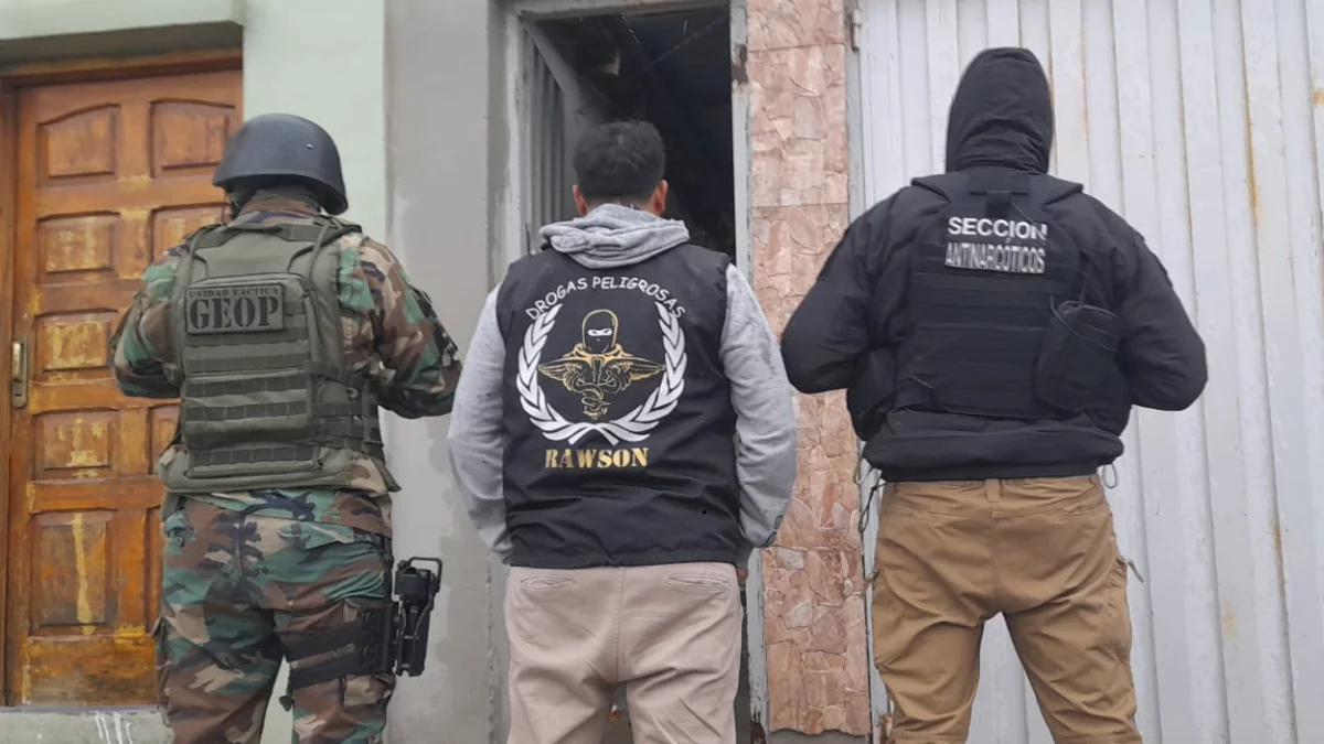 La Policía del Chubut desbarató una banda dedicada al narcomenudeo