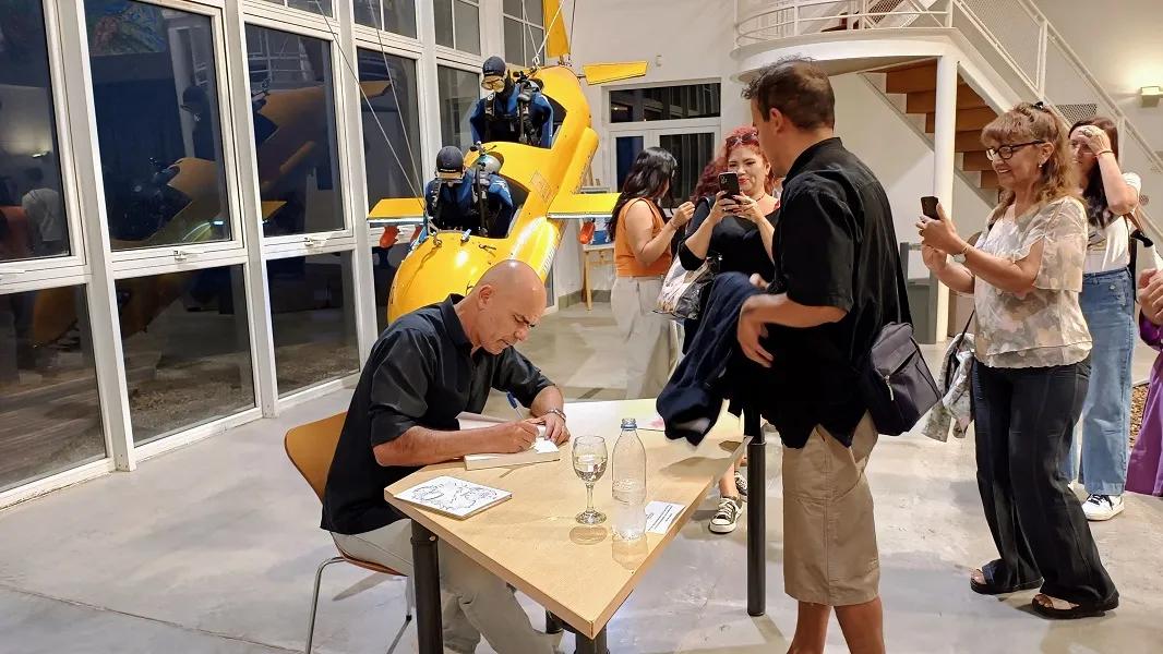 Foto Sacheri en Madryn 2