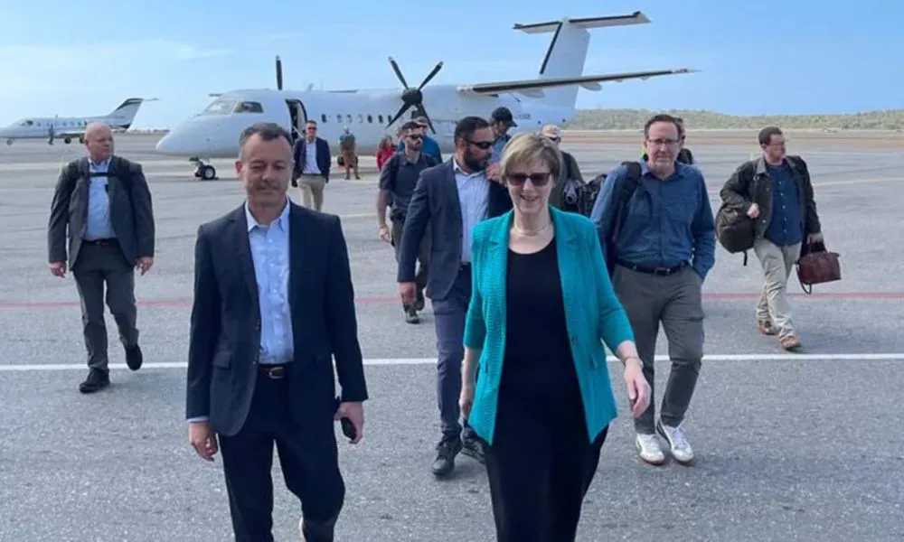 Estados Unidos vuelve a Venezuela. Foto X/@usembassyve/TN