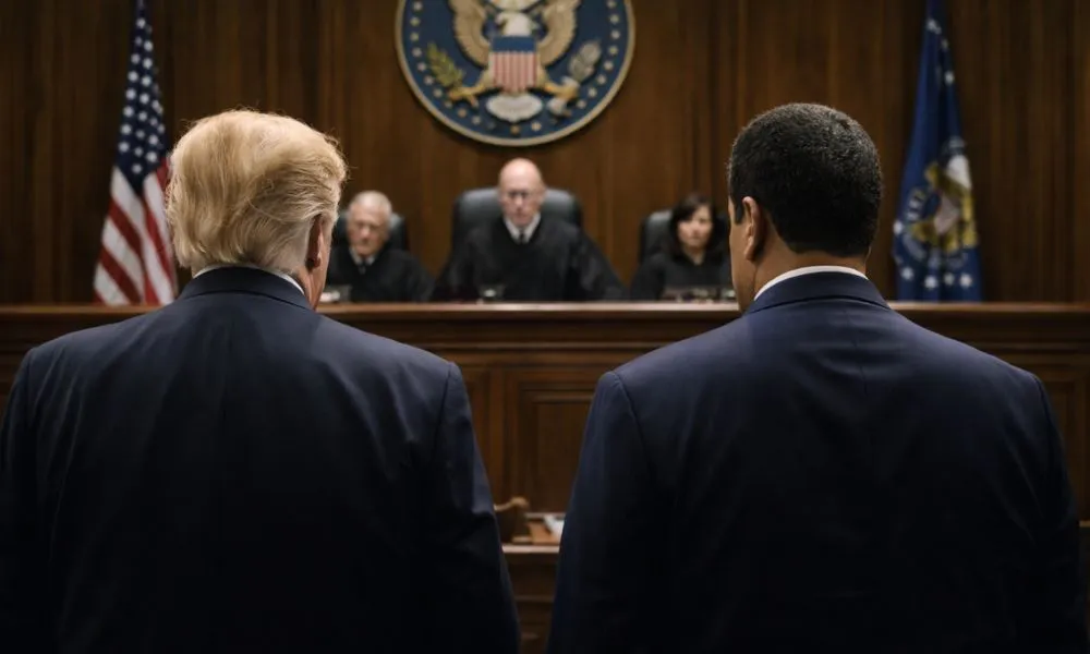 Donald Trump y Maduro imagen ilustrativa generada por La17