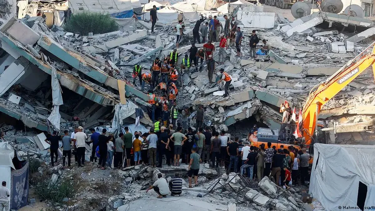 Derrumbe en Gaza (DW)